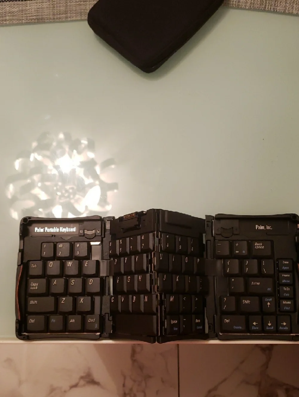 Black Foldable Bluetooth Portable Keyboard